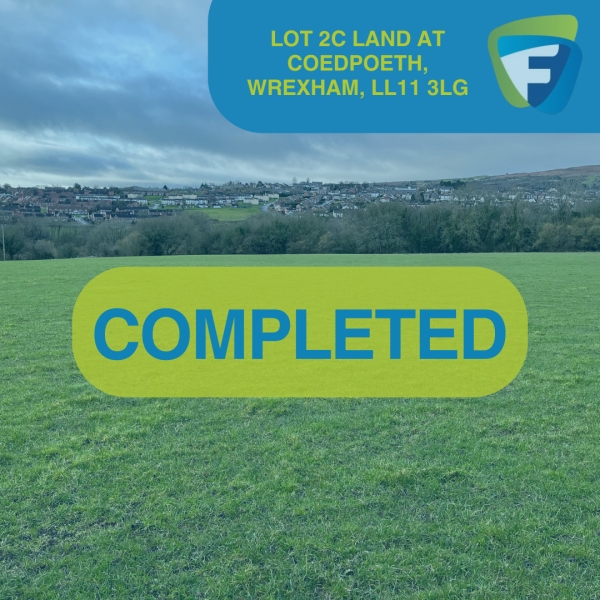 COMPLETED: LOT 2C LAND AT COEDPOETH, WREXHAM, LL11 3LG