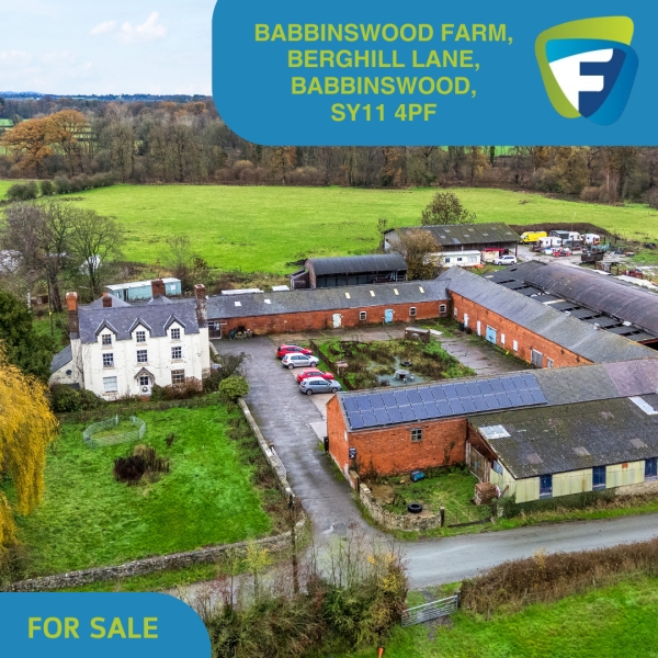 EXCITING FARMING OPPORTUNITY IN BABBINSWOOD, SHROPSHIRE