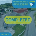 COMPLETED: YARD AND BUILDINGS AT LLIDIART FANNY FARM, COEDPOETH, WREXHAM, LL11 3LG